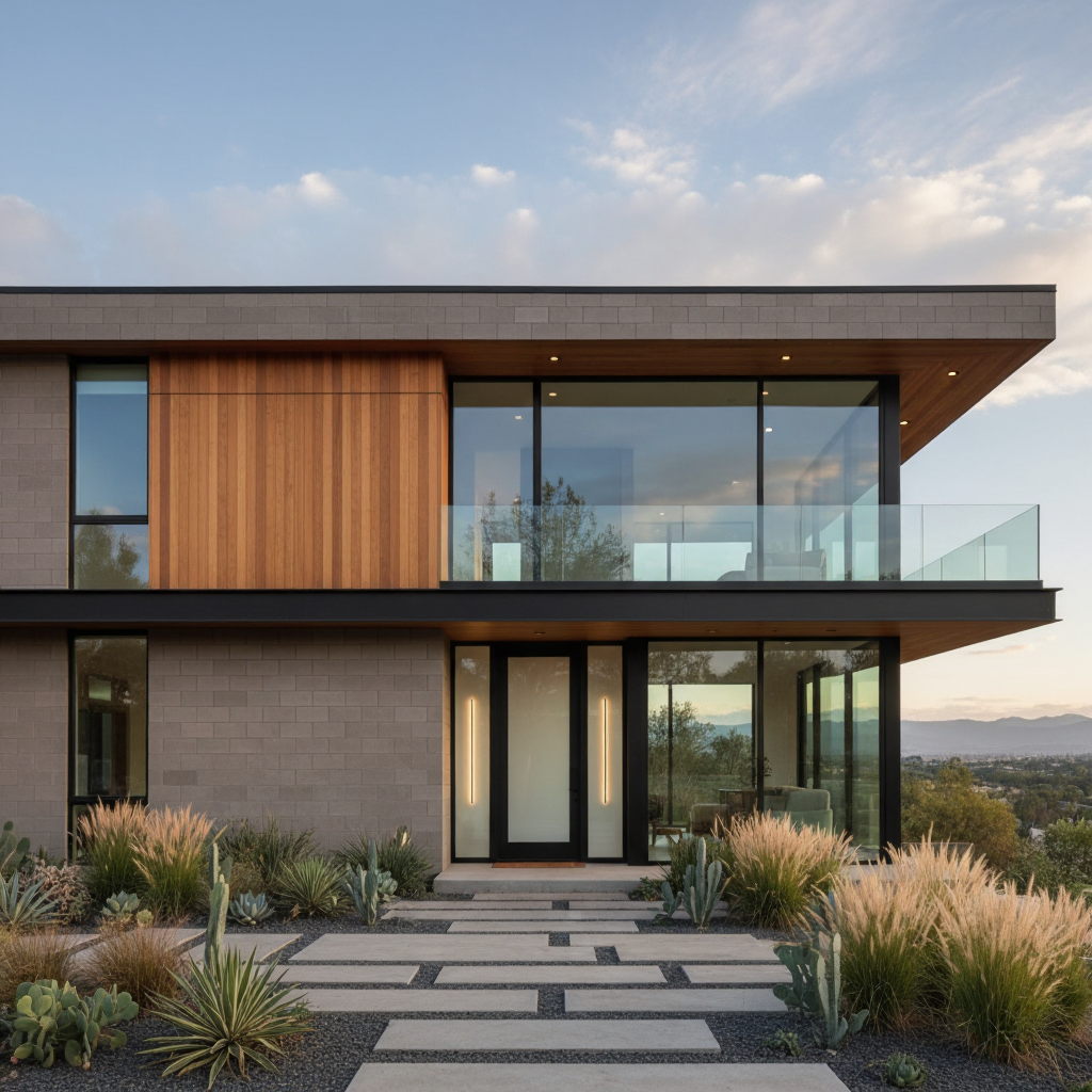 CASAS COM TELHADOS EMBUTIDOS (platibanda): A tendência da estética clean